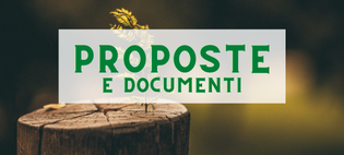 Immagine di copertina del banner Proposte e documenti